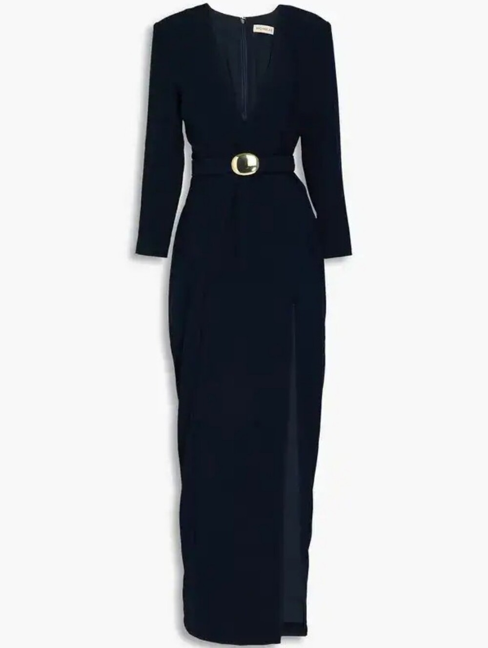 NWT Nicholas Kalissa Belted Crepe Gown - Picture 2 of 10